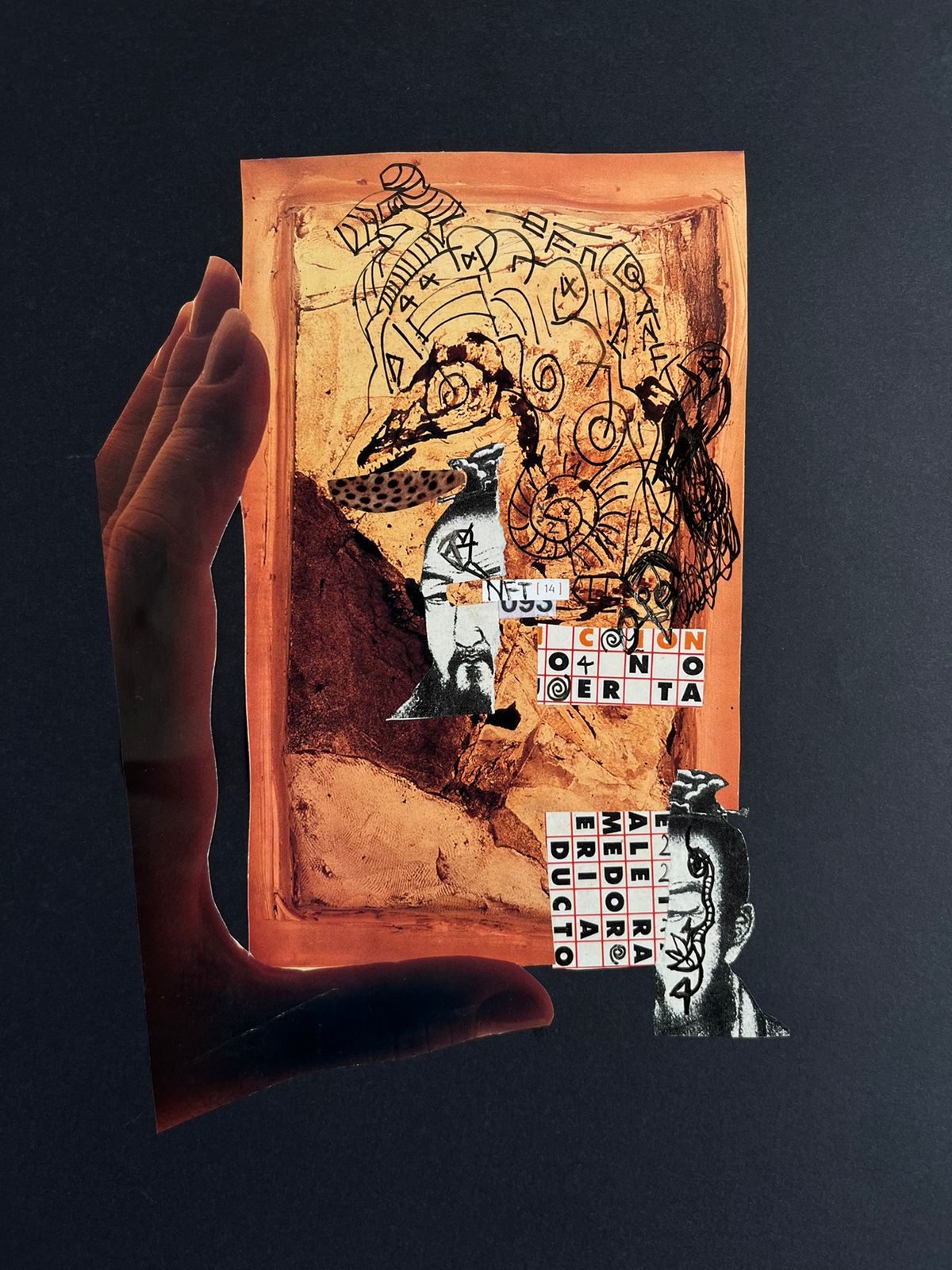 Merkabáh - 50x40 - Analog Collage Art