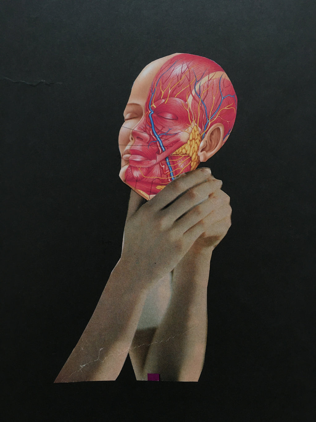 Overthinking - 55x44 - Analog Collage Art