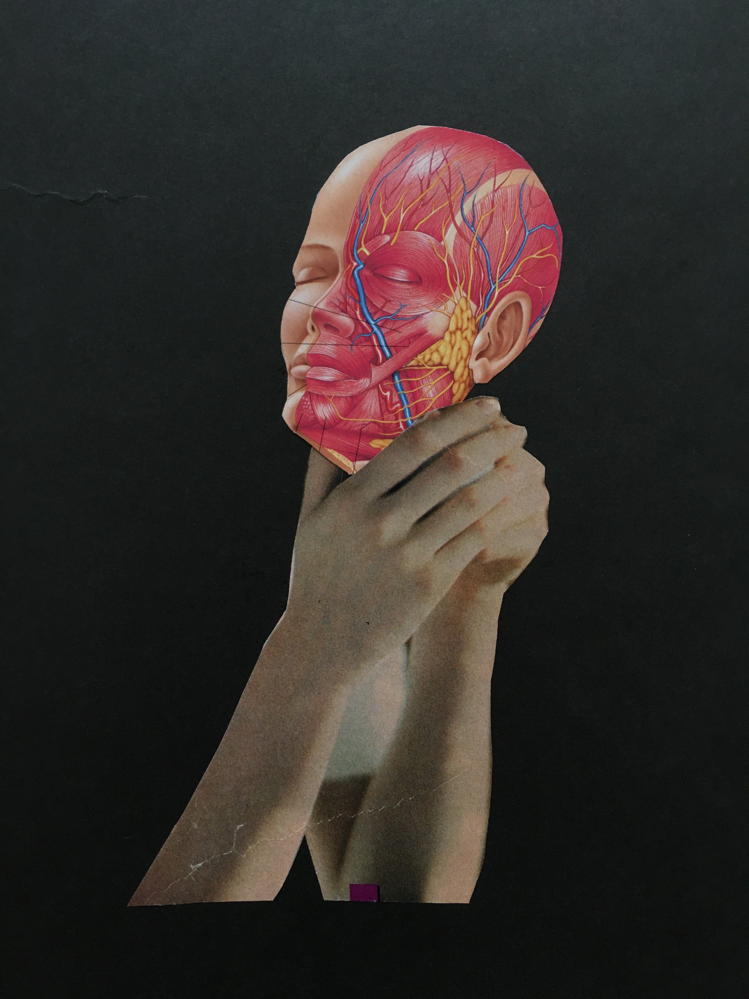 Overthinking - 55x44 - Analog Collage Art